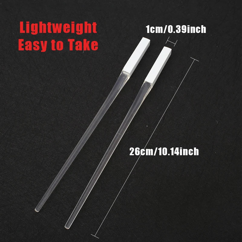 1Pair LED Luminous Chopsticks Light up Dinning Party Tableware Multicolor Kitchen Accessories Led Stick Kitchenware Idea Product