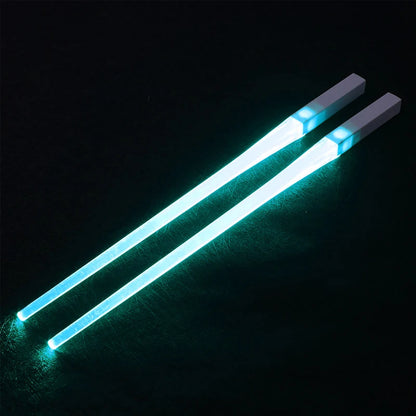 1Pair LED Luminous Chopsticks Light up Dinning Party Tableware Multicolor Kitchen Accessories Led Stick Kitchenware Idea Product