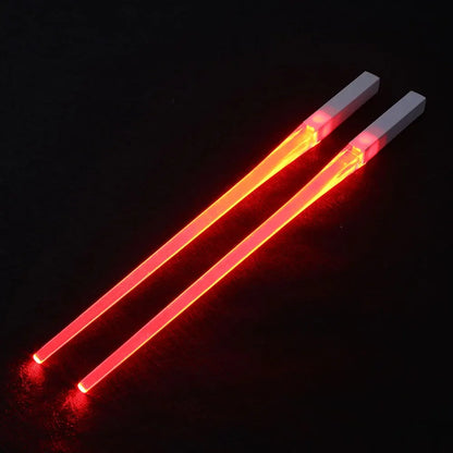 1Pair LED Luminous Chopsticks Light up Dinning Party Tableware Multicolor Kitchen Accessories Led Stick Kitchenware Idea Product