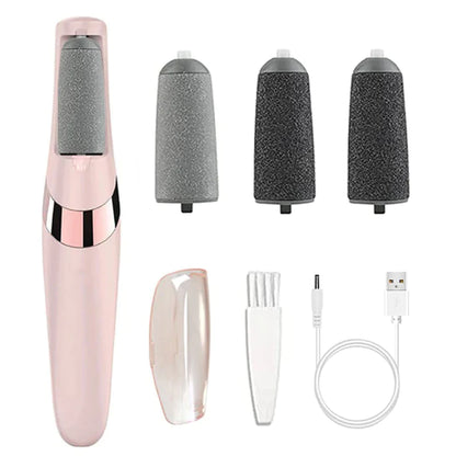 Rechargeable Electric Foot File Callus Remover Pedicure Machine Apparatus for Heels Grinding Device Foot Corns Remove Roller